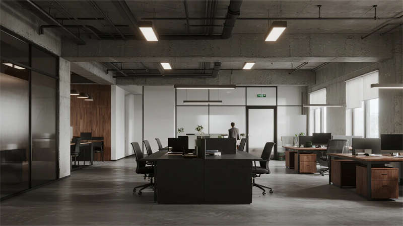 裸露結構，復古質感——合肥工業風辦公室設計